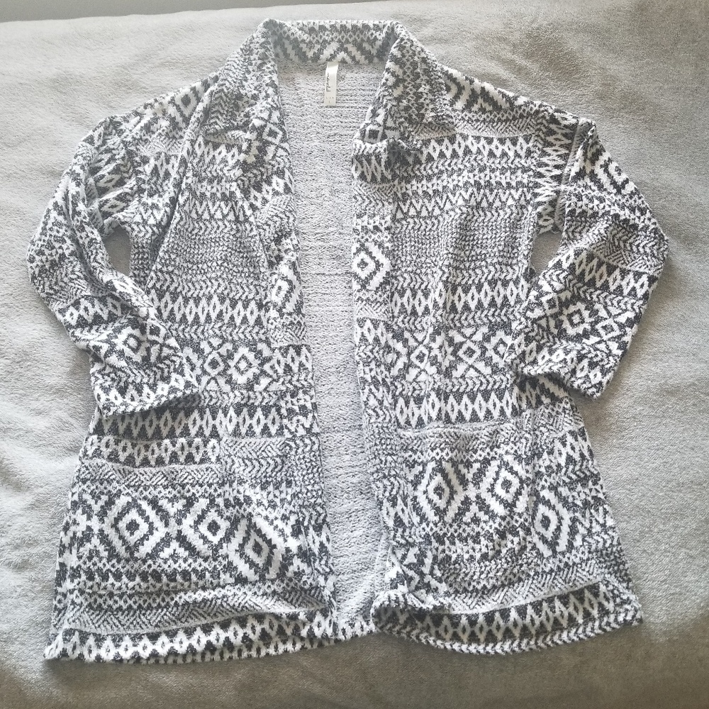Printed Cardigan